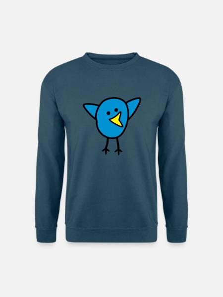 Vogel - Unisex Pullover - Indigoblau