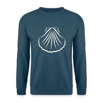 Jakobsmuschel - Unisex Pullover - Indigoblau - Vorne