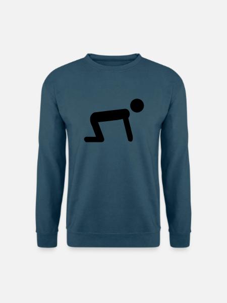 mann - Unisex Pullover - Indigoblau
