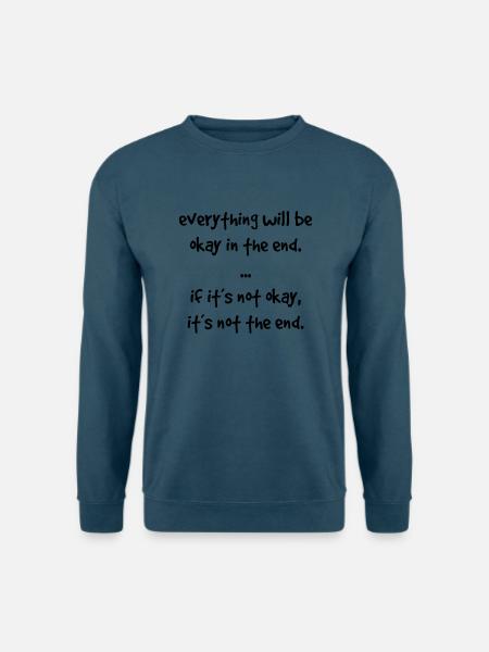 everything okay - Unisex Pullover - Indigoblau