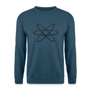 Atom 1c - Unisex Pullover - Indigoblau - Vorne