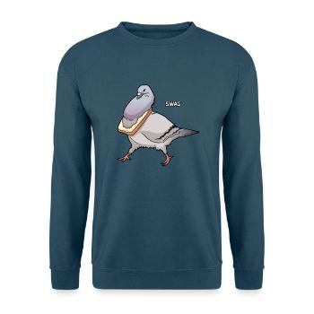 Swag Taube - Unisex Pullover - Indigoblau - Vorne