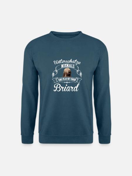 Briard - Unisex Pullover - Indigoblau