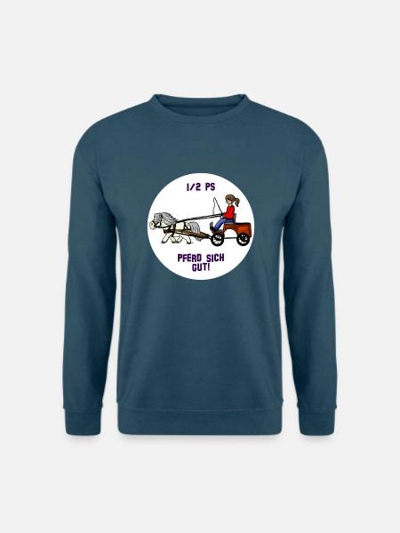 Pferd sich gut - Unisex Pullover - Indigoblau
