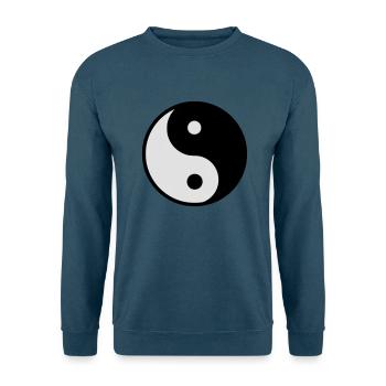 Yin Yang - Unisex Pullover - Indigoblau - Vorne