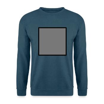 Quadrat grau gefüllt - Unisex Pullover - Indigoblau - Vorne