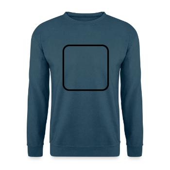 Quadrat nicht gefüllt run - Unisex Pullover - Indigoblau - Vorne