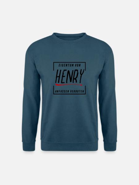 Eigentum von Henry - Unisex Pullover - Indigoblau
