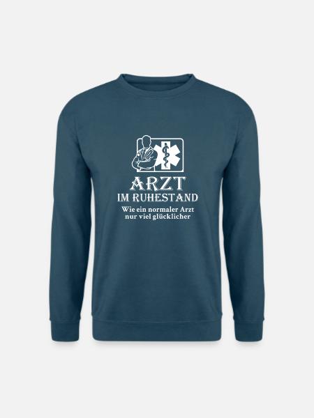 Arzt Ruhestand - Unisex Pullover - Indigoblau