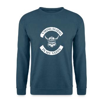 Viking Blood / Wikinger Blut - Unisex Pullover - Indigoblau - Vorne