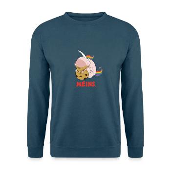 Einhorn Meins - Unisex Pullover - Indigoblau - Vorne