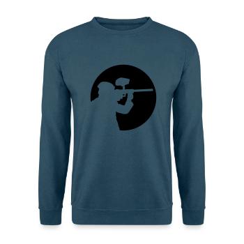 paintball - Unisex Pullover - Indigoblau - Vorne