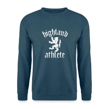 highland athlete - Unisex Pullover - Indigoblau - Vorne