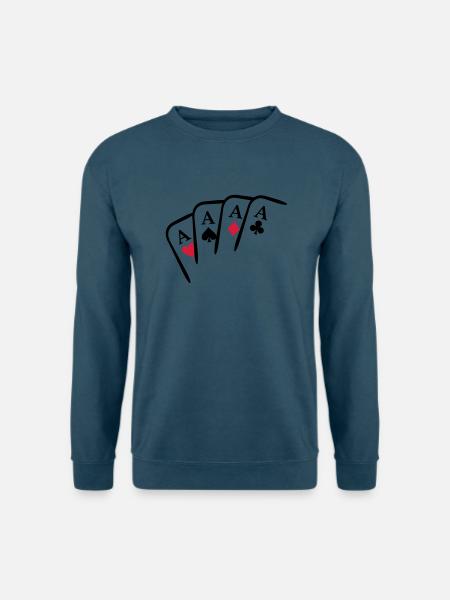 As Design Karten - Unisex Pullover - Indigoblau