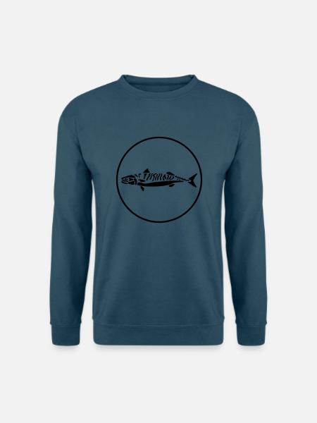 Makrele - Unisex Pullover - Indigoblau