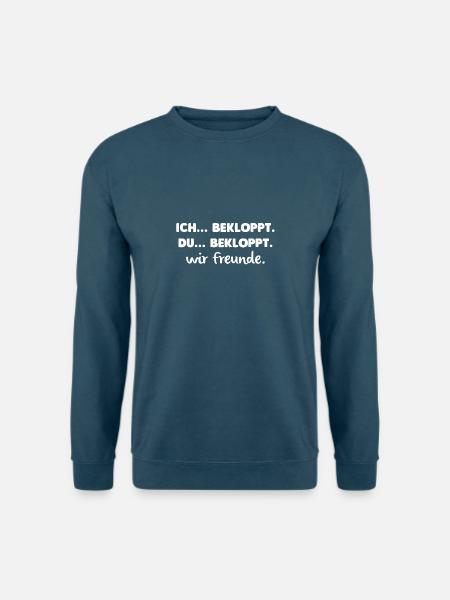 bekloppt freunde - Unisex Pullover - Indigoblau