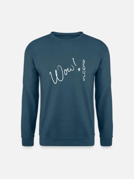 Wow! Signal - Unisex Pullover - Indigoblau