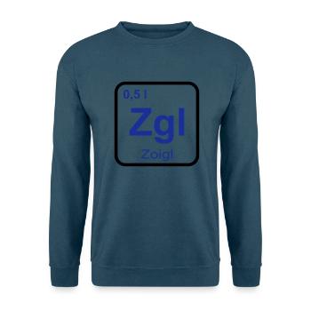 Zoigl Bier - Unisex Pullover - Indigoblau - Vorne