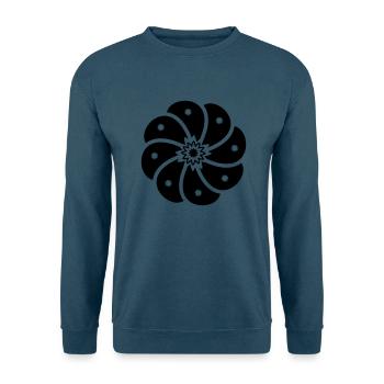 Peyote Kaktus, Mexiko - glow in the dark - Unisex Pullover - Indigoblau - Vorne