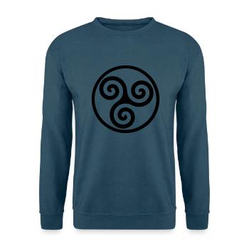 triskelion - Unisex Pullover - Indigoblau - Vorne