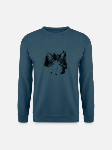 Cat eyes - Unisex Pullover - Indigoblau