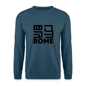 Rome Rom Italy - Unisex Pullover - Indigoblau - Vorne