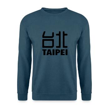 Taipei Taiwan - Unisex Pullover - Indigoblau - Vorne