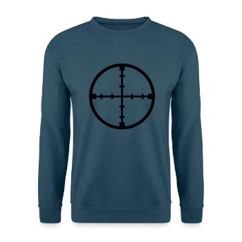 Fadenkreuz - Unisex Pullover - Indigoblau - Vorne