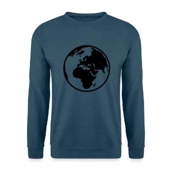 Welt - Unisex Pullover - Indigoblau - Vorne