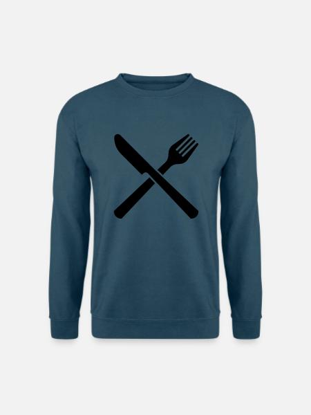 Besteck - Unisex Pullover - Indigoblau