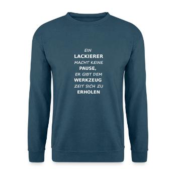 lackierer - Unisex Pullover - Indigoblau - Vorne