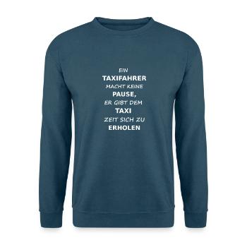 taxifahrer - Unisex Pullover - Indigoblau - Vorne