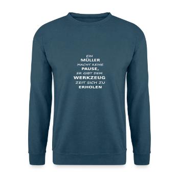 mueller - Unisex Pullover - Indigoblau - Vorne