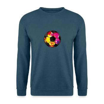 fussball farben - Unisex Pullover - Indigoblau - Vorne