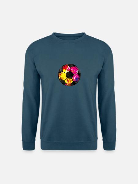 fussball farben - Unisex Pullover - Indigoblau