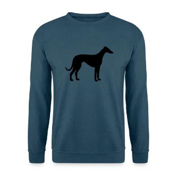 Italian Greyhound - Unisex Pullover - Indigoblau - Vorne