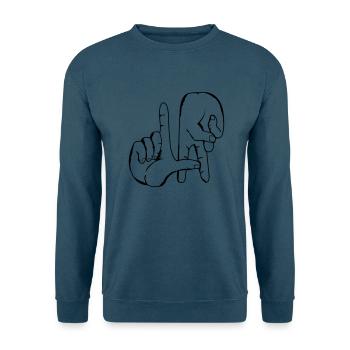 los_angeles_handzeichen - Unisex Pullover - Indigoblau - Vorne