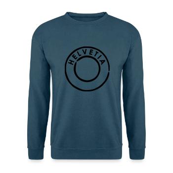 Helvetia Schweiz Poststempel - Unisex Pullover - Indigoblau - Vorne