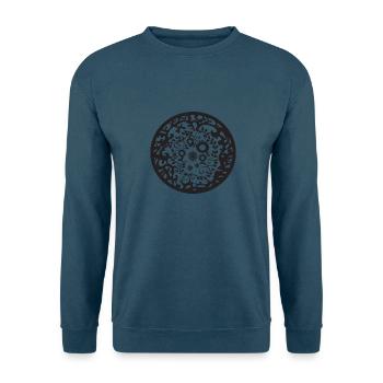 ikone - Unisex Pullover - Indigoblau - Vorne