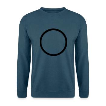 Runder Kreis 2 dick - Unisex Pullover - Indigoblau - Vorne