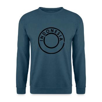 Indonesien - Indonesia - Unisex Pullover - Indigoblau - Vorne