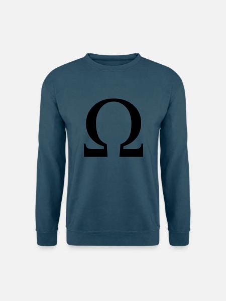 Omega - Unisex Pullover - Indigoblau