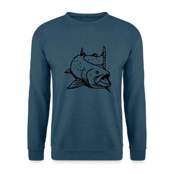 huchen solo - Unisex Pullover - Indigoblau - Vorne