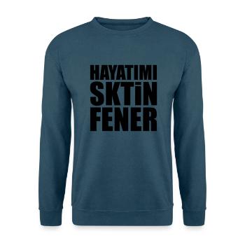 Hayatimi Sktin Fener - Unisex Pullover - Indigoblau - Vorne