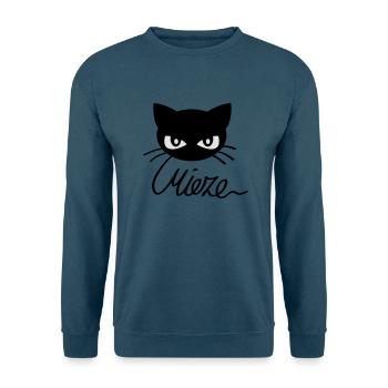 Mieze - Katze - Unisex Pullover - Indigoblau - Vorne