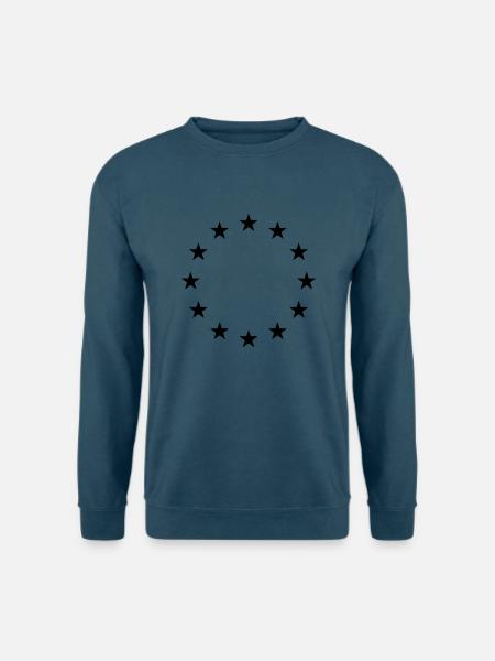 European Star Flag - Unisex Pullover - Indigoblau