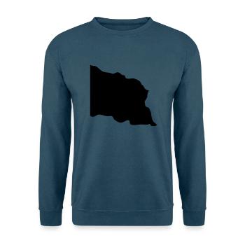 trzepotanie Flag Polska Wiatr Poland Polen - Unisex Pullover - Indigoblau - Vorne
