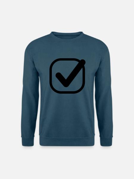 checkmark - Unisex Pullover - Indigoblau