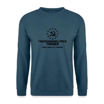 Friedensnobelpreisträger - Krieg ist Frieden - Unisex Pullover - Indigoblau - Vorne