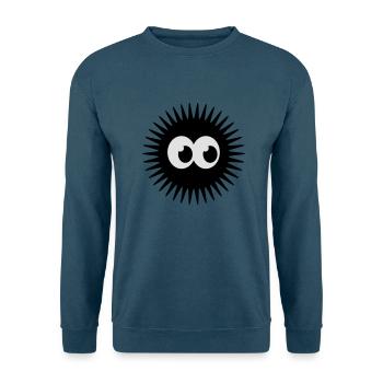 monster_smiley__f2 - Unisex Pullover - Indigoblau - Vorne